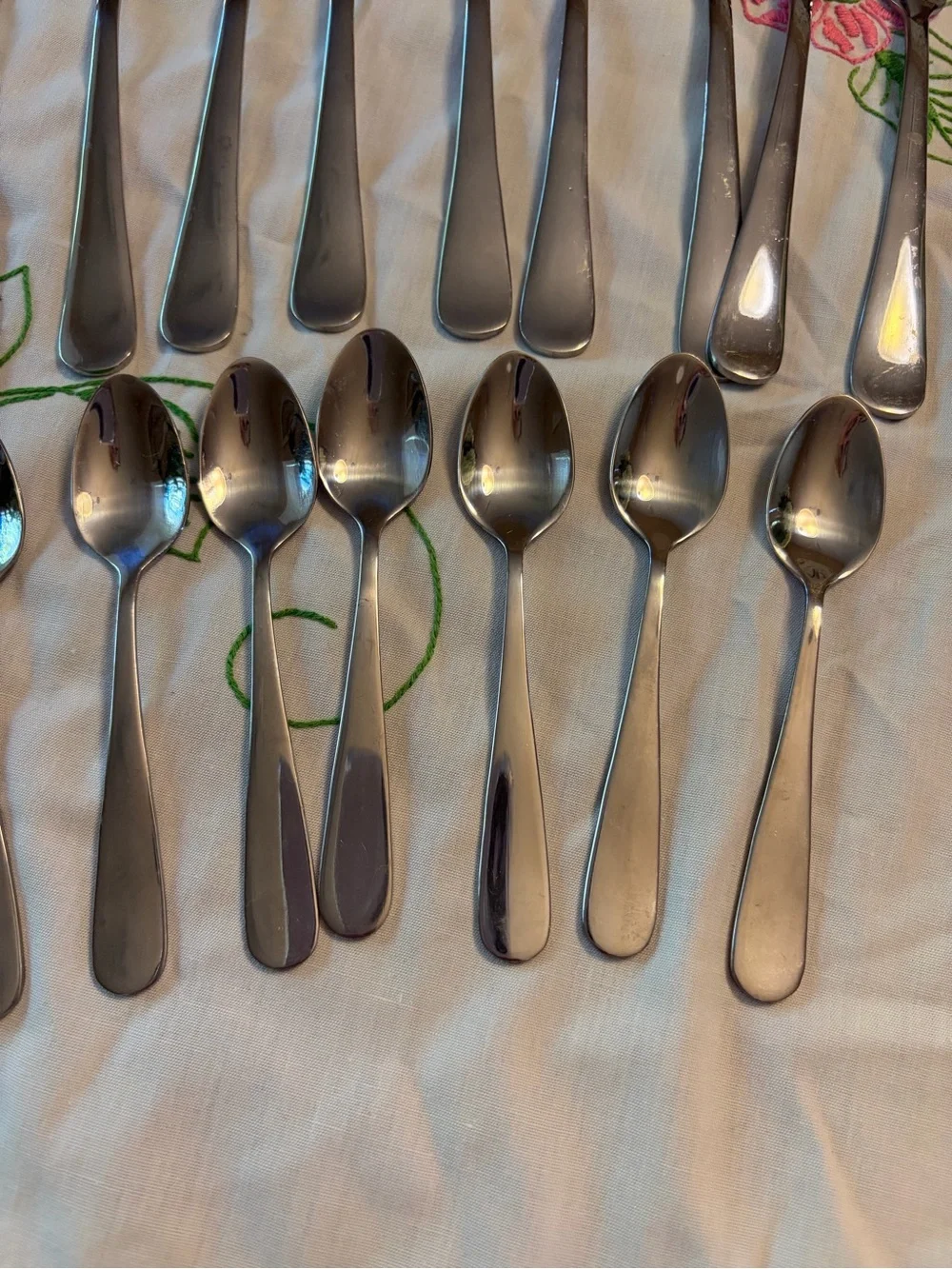 World Flatware Cocktail Forks and Spoons Huge Lot!